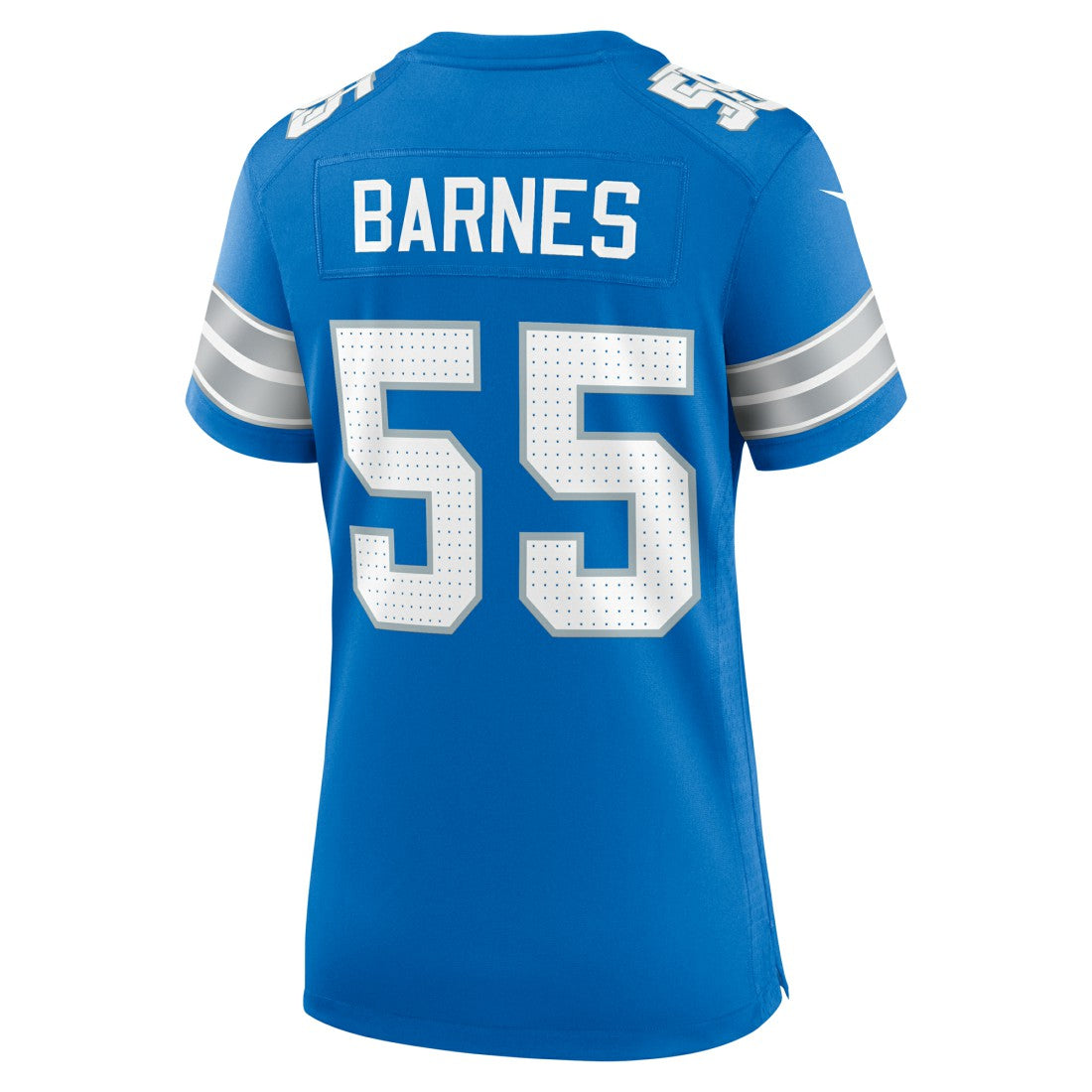Derrick Barnes Detroit Lions Women's Team Game Jersey - Blue | NFL Jerseys