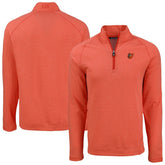 Baltimore Orioles Cutter & Buck Peshastin Eco Fleece Recycled Raglan Quarter-Zip Top Online