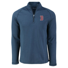 Boston Red Sox Cutter & Buck Peshastin Eco Fleece Recycled Raglan Quarter-Zip Top Near Me