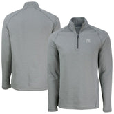 New York Yankees Cutter & Buck Peshastin Eco Fleece Recycled Raglan Quarter-Zip Top On Sale