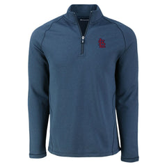 St. Louis Cardinals Cutter & Buck Peshastin Eco Fleece Recycled Raglan Quarter-Zip Top Sale