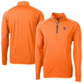 Tampa Bay Buccaneers Cutter & Buck Adapt Eco DryTec Raglan Quarter-Zip Jacket Orange - NFL