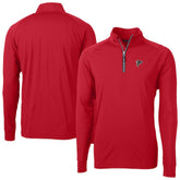 Atlanta Falcons Cutter & Buck Adapt Eco DryTec Raglan Quarter-Zip Jacket Red - NFL