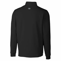 Detroit Lions Cutter & Buck Traverse Stretch Quarter-Zip Top Black - NFL