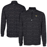 Jacksonville Jaguars Cutter & Buck Traverse Camo Print Stretch Quarter-Zip Top Black - NFL