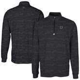 Indianapolis Colts Cutter & Buck Traverse Camo Print Stretch Quarter-Zip Top Black - NFL