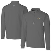 Baltimore Ravens Cutter & Buck Big & Tall Traverse Eco Tri-Blend DryTec Quarter-Zip Jacket Gray - NFL