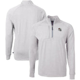Arizona Cardinals Cutter & Buck Big & Tall Adapt Eco Raglan Quarter-Zip Jacket Heather Gray - NFL