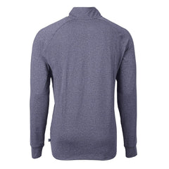Seattle Seahawks Cutter & Buck Big & Tall Adapt Eco Raglan Quarter-Zip Jacket Heather Navy - NFL