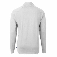 Detroit Lions Cutter & Buck Big & Tall Adapt Eco Raglan Quarter-Zip Jacket Heather Gray - NFL