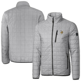Minnesota Vikings Cutter & Buck Big & Tall Rainier PrimaLoft Eco Insulated Full-Zip Hoodie Puffer Jacket Gray - NFL