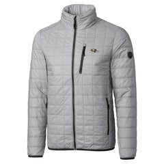 Baltimore Ravens Cutter & Buck Big & Tall Rainier PrimaLoft Eco Insulated Full-Zip Hoodie Puffer Jacket Gray - NFL