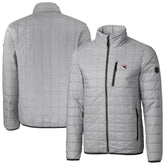 Kansas City Chiefs Cutter & Buck Big & Tall Rainier PrimaLoft Eco Insulated Full-Zip Hoodie Puffer Jacket Gray - NFL