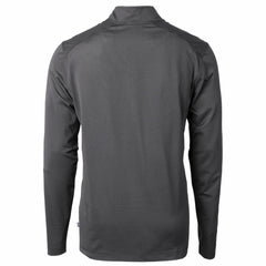 Tampa Bay Buccaneers Cutter & Buck Big & Tall Virtue Eco Pique Micro Stripe Tri-Blend Quarter-Zip Jacket Black - NFL