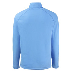 Los Angeles Chargers Cutter & Buck Peshastin Eco Fleece Tri-Blend Raglan Recycled Quarter-Zip Jacket Heather Powder Blue - NFL