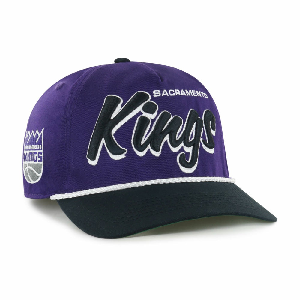 47 brand - Sacramento Kings '47 Dropshadow Rope Hitch Adjustable Hat - Purple/Black
