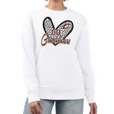 NBA - Cleveland Cavaliers G-III 4Her by Carl Banks Women's Leopard Heart Fleece Pullover Sweatshirt - White