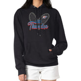 NBA - Oklahoma City Thunder G-III 4Her by Carl Banks Women's Leopard Heart Graphic Fleece Pullover Hoodie - Black