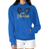 NBA - Golden State Warriors G-III 4Her by Carl Banks Women's Leopard Heart Graphic Fleece Pullover Hoodie - Royal