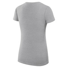 NBA - Indiana Pacers G-III 4Her by Carl Banks Women's Super-Slim Fit Lightweight Leopard Heart V-Neck T-Shirt - Heather Gray