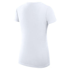 NBA - Indiana Pacers G-III 4Her by Carl Banks Women's Super-Slim Fit Lightweight Leopard Heart V-Neck T-Shirt - White