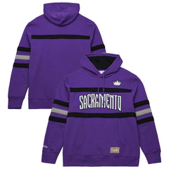 Mitchell & Ness - Sacramento Kings Hardwood Classics Nights Head Coach Pullover Hoodie - Purple