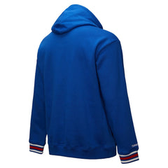 Mitchell & Ness - Philadelphia 76ers Chainstitch Applique Vintage Heavyweight Pullover Hoodie - Royal