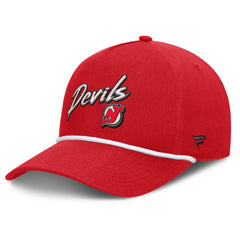 New Jersey Devils - Fanatics Decades Collection A-Frame Rope Adjustable Hat Red