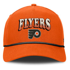 Philadelphia Flyers - Fanatics Decades Collection A-Frame Rope Adjustable Hat Orange