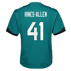 Josh Hines-Allen Jacksonville Jaguars Youth Game Jersey Teal - Nike