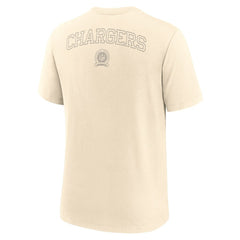 Los Angeles Chargers Glory Tri-Blend T-Shirt Cream - Nike