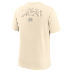 Detroit Lions Glory Tri-Blend T-Shirt Cream - Nike