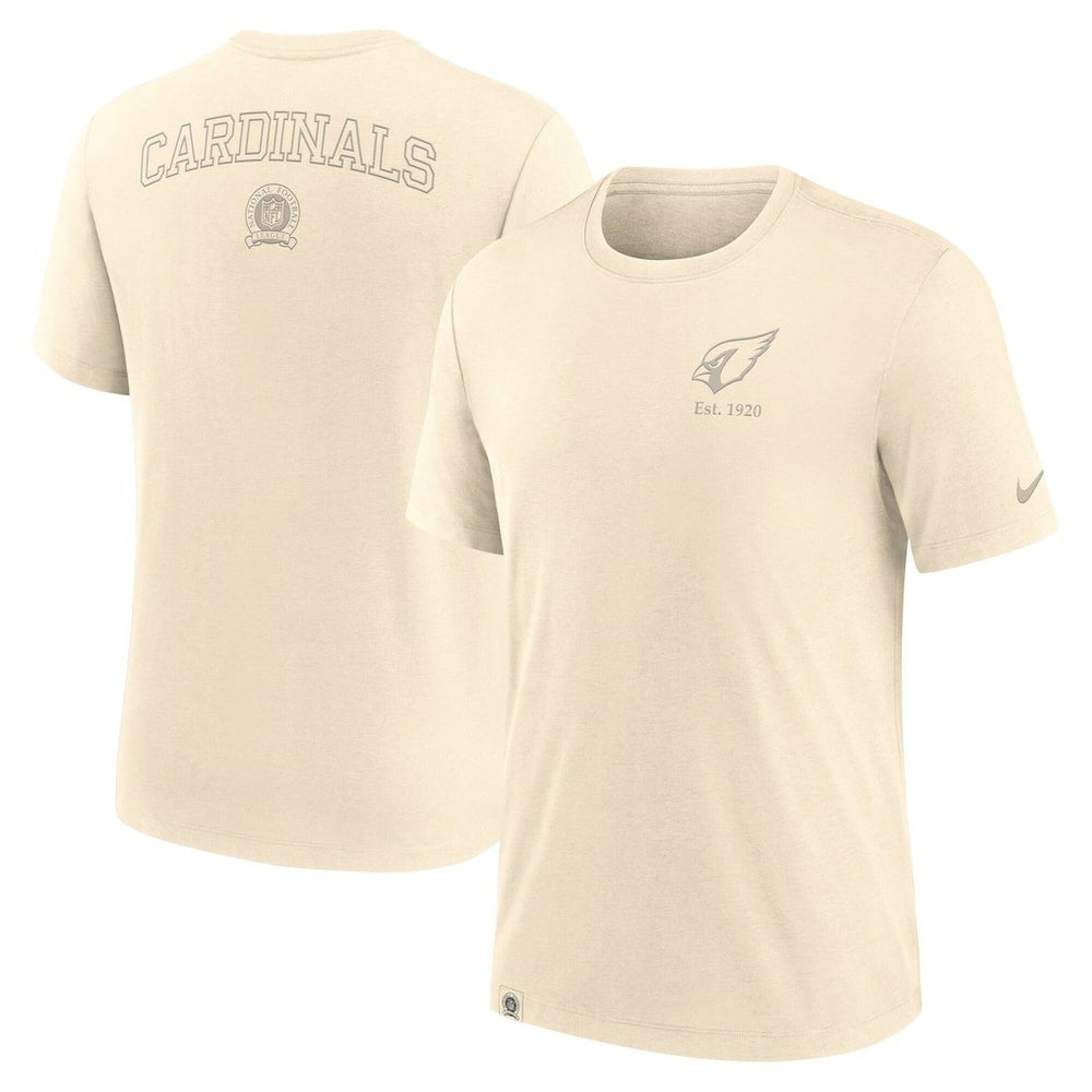 Arizona Cardinals Glory Tri-Blend T-Shirt Cream - Nike