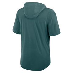 Philadelphia Eagles Lockup Tri-Blend Hoodie T-Shirt Midnight Green - Nike