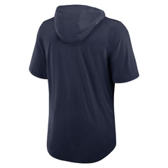 Seattle Seahawks Lockup Tri-Blend Hoodie T-Shirt College Navy - Nike