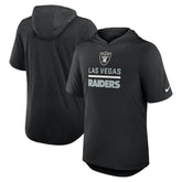 Las Vegas Raiders Lockup Tri-Blend Hoodie T-Shirt Black - Nike