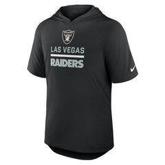 Las Vegas Raiders Lockup Tri-Blend Hoodie T-Shirt Black - Nike