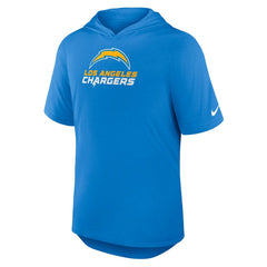 Los Angeles Chargers Lockup Tri-Blend Hoodie T-Shirt Powder Blue - Nike