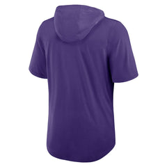 Minnesota Vikings Lockup Tri-Blend Hoodie T-Shirt Purple - Nike