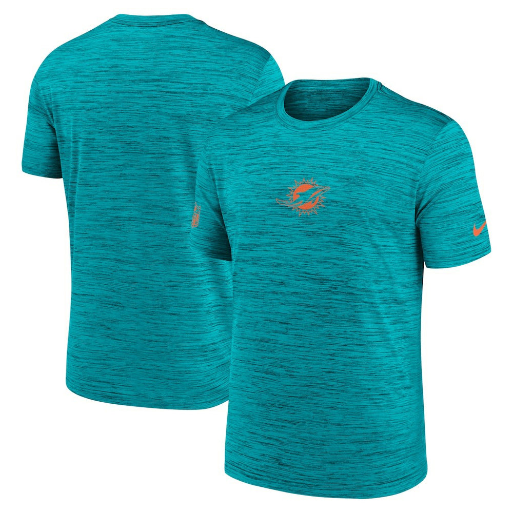 Miami Dolphins Sideline Velocity Dri-FIT T-Shirt - Aqua - Nike