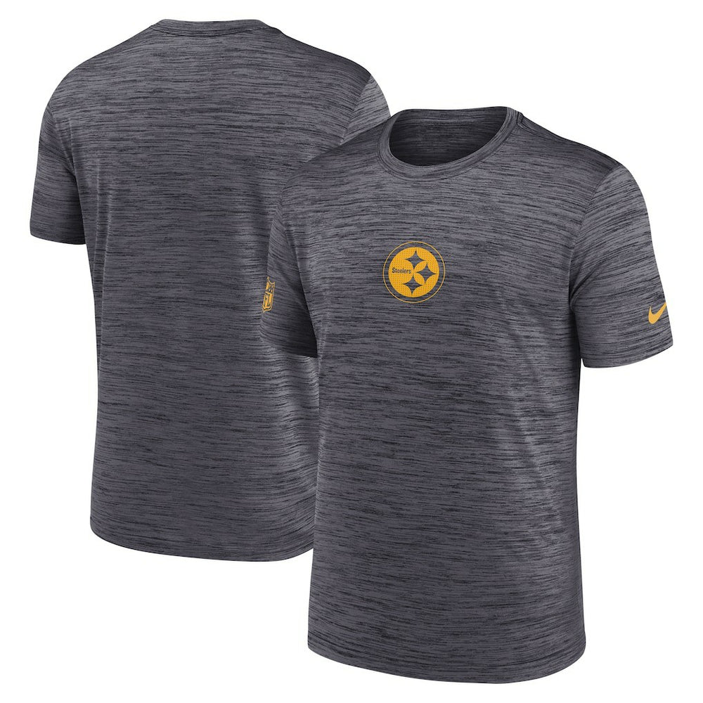 Pittsburgh Steelers Sideline Velocity Dri-FIT T-Shirt - Black - Nike