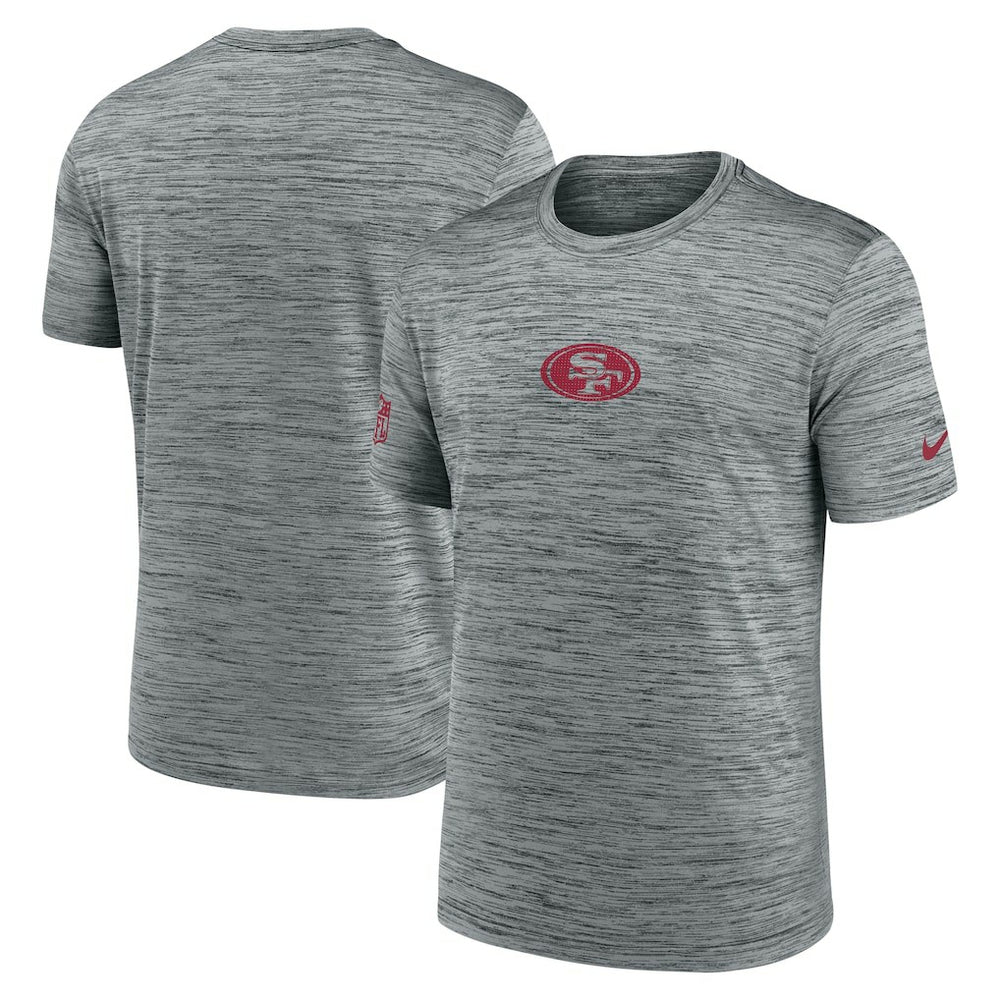 San Francisco 49ers Sideline Velocity Dri-FIT T-Shirt - Gray - Nike