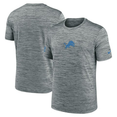Detroit Lions Sideline Velocity Dri-FIT T-Shirt - Gray - Nike