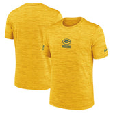 Green Bay Packers Sideline Velocity Dri-FIT T-Shirt - Gold - Nike