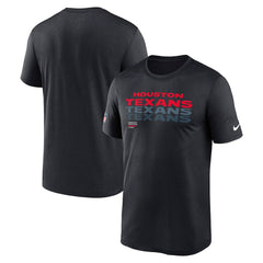 Houston Texans Sideline Legend Dri-FIT T-Shirt Navy - Nike