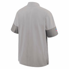 Miami Dolphins Sideline Short Sleeve Quarter-Zip Dri-FIT Coach Jacket Gray - Nike