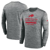 Buffalo Bills Sideline Velocity Performance Long Sleeve T-Shirt - Gray - Nike