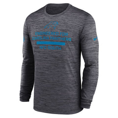 Carolina Panthers Sideline Velocity Performance Long Sleeve T-Shirt - Black - Nike