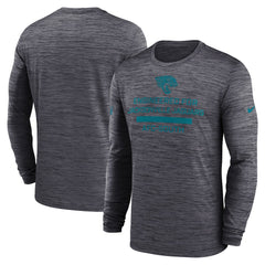 Jacksonville Jaguars Sideline Velocity Performance Long Sleeve T-Shirt - Black - Nike