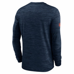Denver Broncos Sideline Velocity Performance Long Sleeve T-Shirt - Navy - Nike